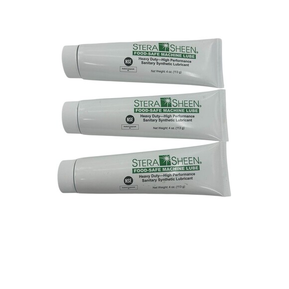 STERA SHEEN FOOD- SAFE MACHINE LUBE ( 3 Pack) 4Oz Tubes Sealed Fast Shipping - Picture 1 of 3